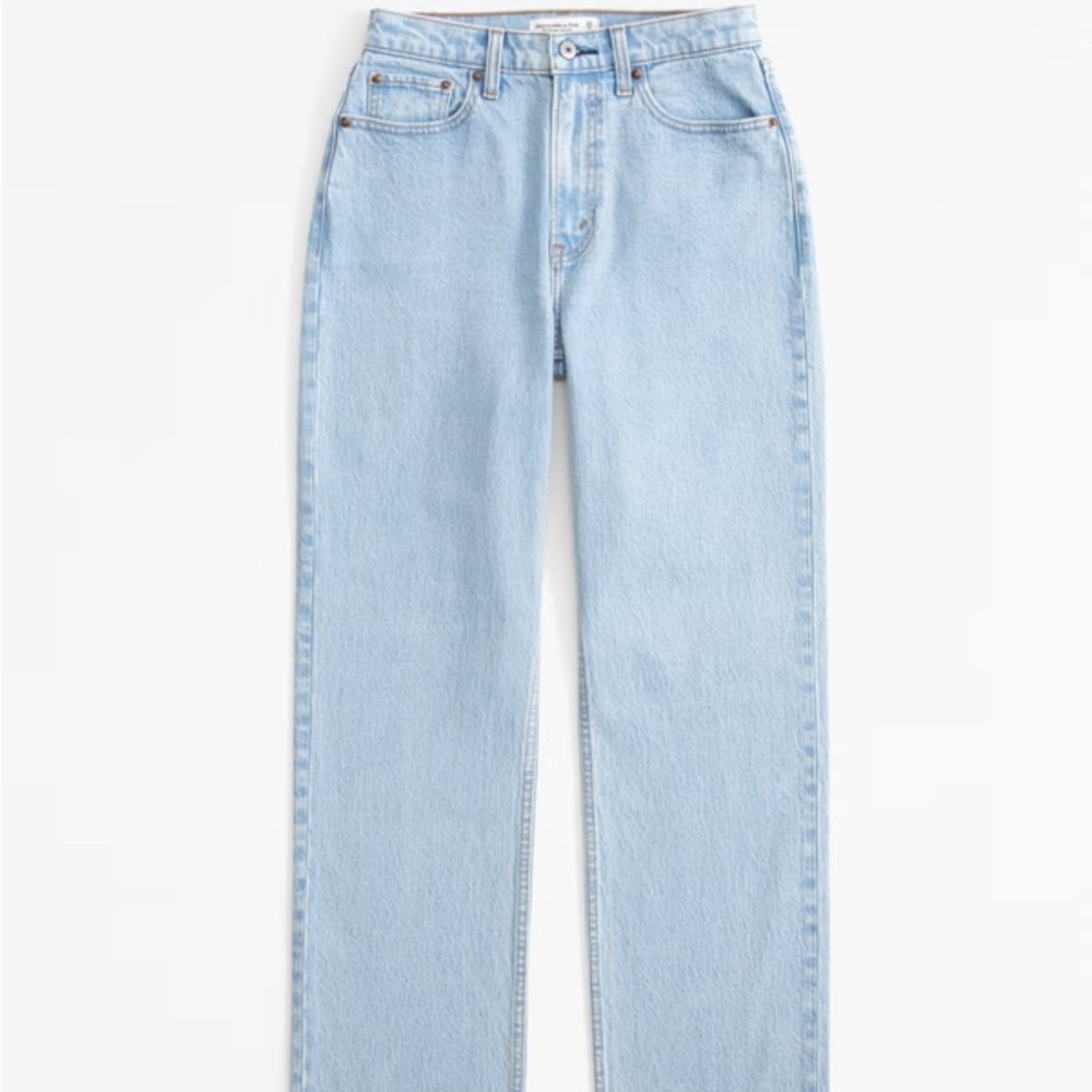 Abercrombie & Fitch Light Blue Straight Leg Jeans